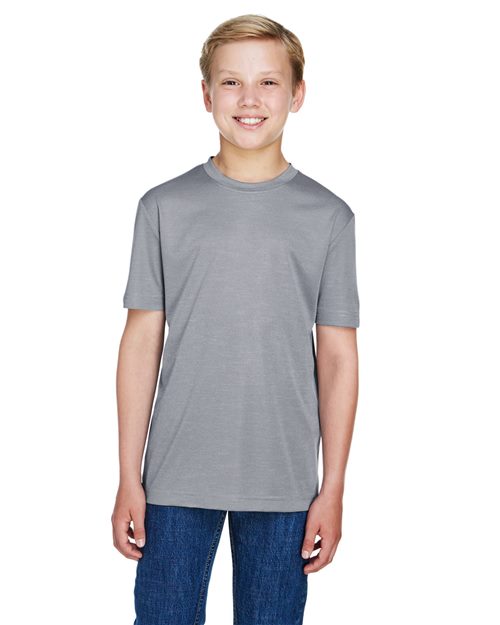 Team 365 TT11HY - Youth Sonic Heather Performance T-Shirt