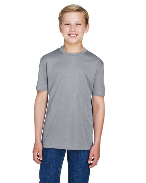 Team 365 TT11HY - Youth Sonic Heather Performance T-Shirt