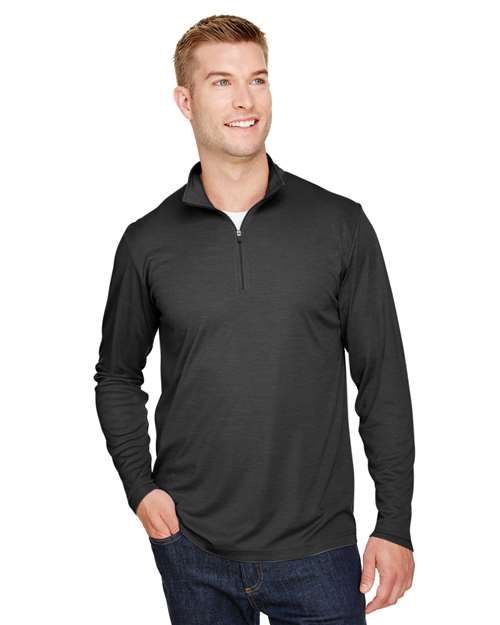 Team 365 TT31H - Men's Zone Sonic Heather Performance Quarter-Zip Pullover
