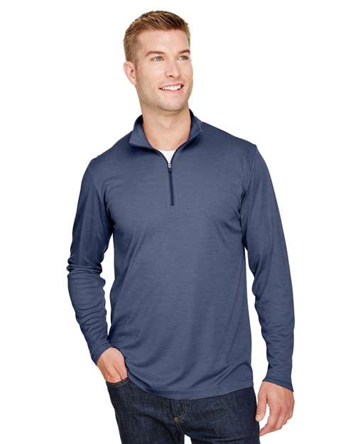 Team 365 TT31H - Men's Zone Sonic Heather Performance Quarter-Zip Pullover