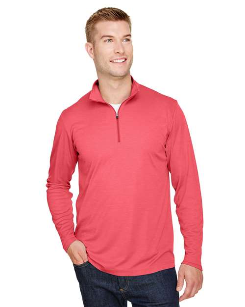 Team 365 TT31H - Men's Zone Sonic Heather Performance Quarter-Zip Pullover