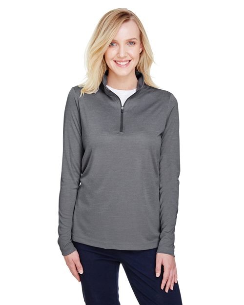 Team 365 TT31HW - Women's Zone Sonic Heather Performance Quarter-Zip Pullover