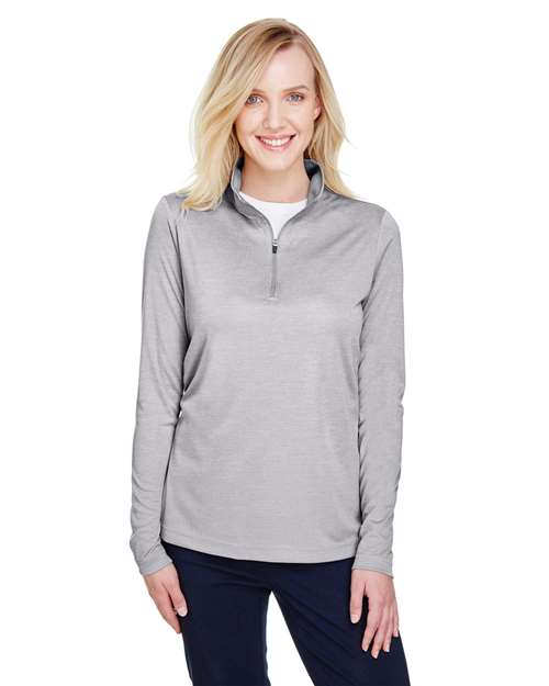Team 365 TT31HW - Women's Zone Sonic Heather Performance Quarter-Zip Pullover