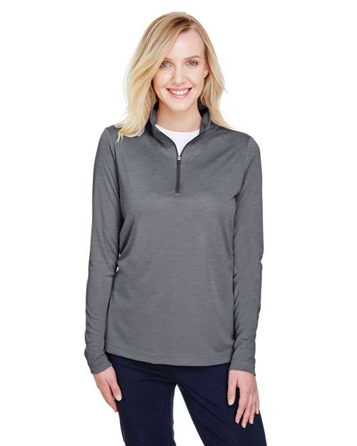 Team 365 TT31HW - Women's Zone Sonic Heather Performance Quarter-Zip Pullover