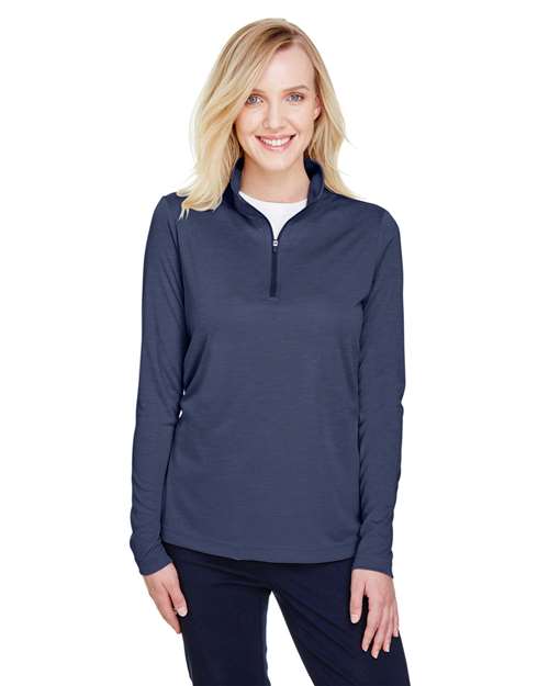 Team 365 TT31HW - Women's Zone Sonic Heather Performance Quarter-Zip Pullover