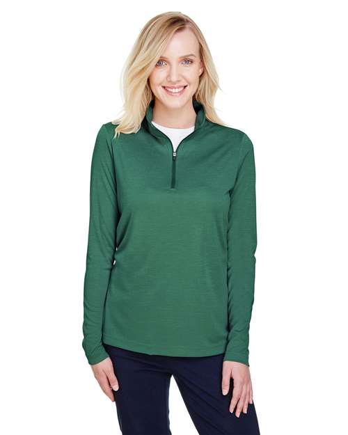Team 365 TT31HW - Women's Zone Sonic Heather Performance Quarter-Zip Pullover