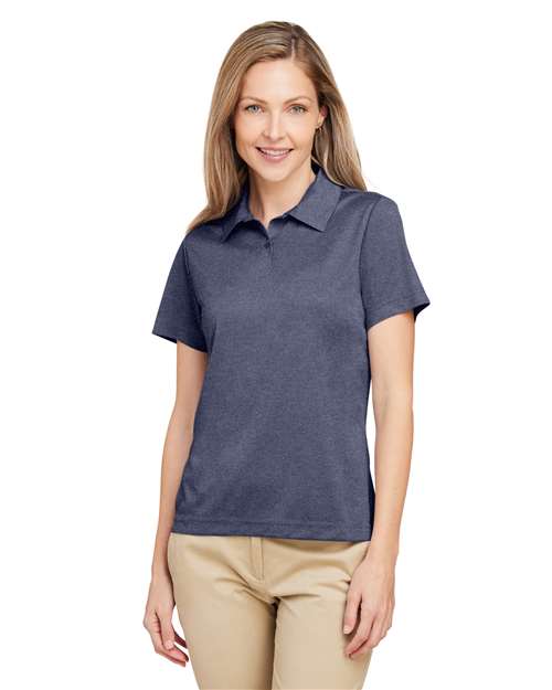 Team 365 TT51HW - Women's Zone Sonic Heather Performance Polo