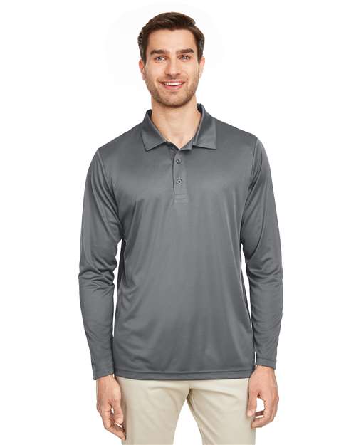Team 365 TT51L - Men's Zone Performance Long Sleeve Polo