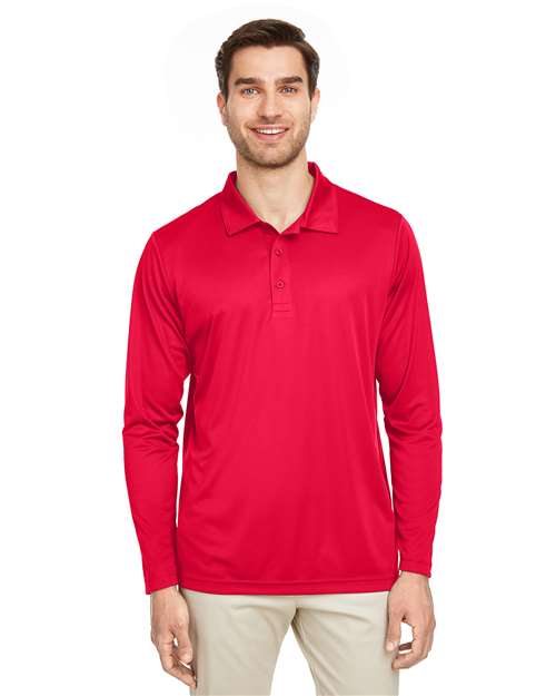 Team 365 TT51L - Men's Zone Performance Long Sleeve Polo