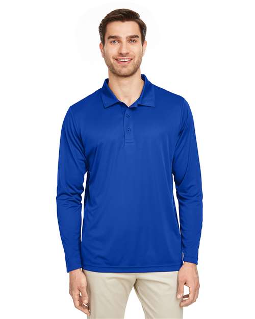Team 365 TT51L - Men's Zone Performance Long Sleeve Polo