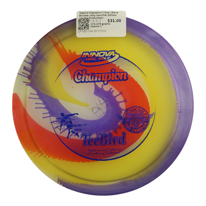 Teebird Champion I-Dye (Steve Brinster Jolly Launcher Edition - Limited Production)