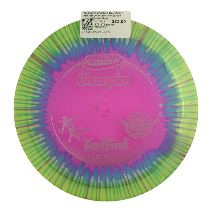 Teebird Champion I-Dye (Steve Brinster Jolly Launcher Edition - Limited Production)