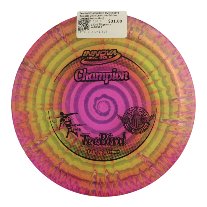 Teebird Champion I-Dye (Steve Brinster Jolly Launcher Edition - Limited Production)