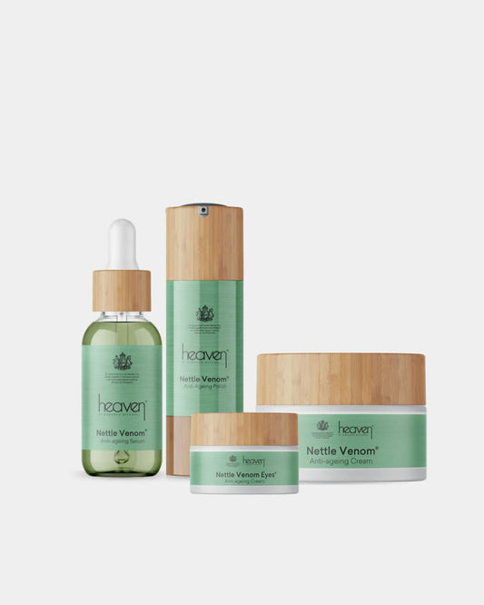 heaven skincare vegan collection luxury British skincare