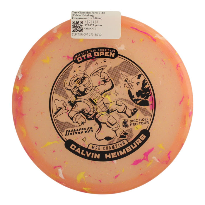 Toro Champion Party Time (Calvin Heimburg Commemorative Edition)