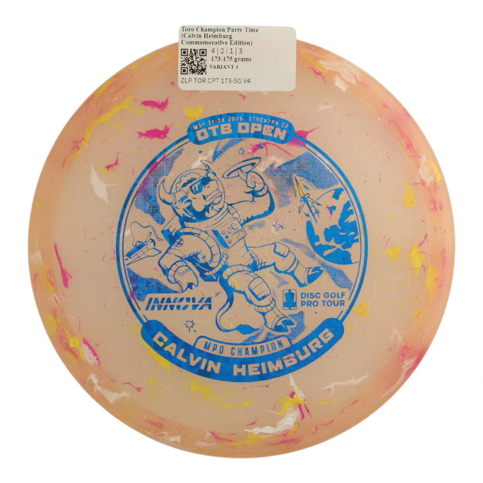 Toro Champion Party Time (Calvin Heimburg Commemorative Edition)