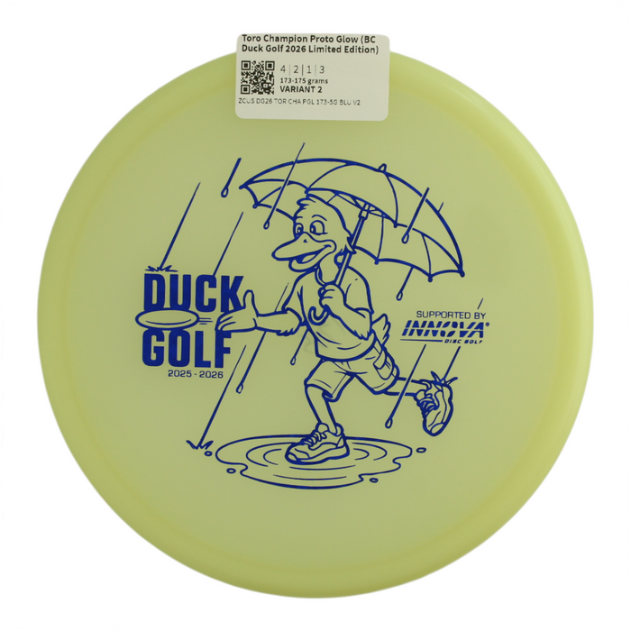 Toro Champion Proto Glow (BC Duck Golf 2026 Limited Edition)