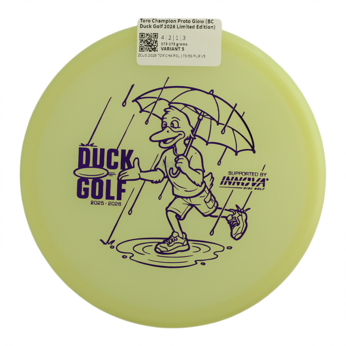 Toro Champion Proto Glow (BC Duck Golf 2026 Limited Edition)