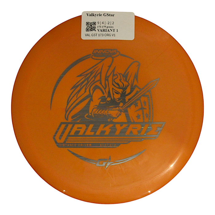 Innova Disc Golf Canada Champion Gstar Valkyrie Distance Driver Grippy feel	base durability	Flexible in cooler conditions	Great for distance and control	Maintains stability over time	Comfortable for grip Straight shots