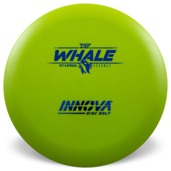 Innova Disc Golf Canada Limited Production XT Whale Putter	Opaque Premium	Reliable Fade	Comfortable Feel	Beginner Friendly	Moderate Flexibility Durable strong grip