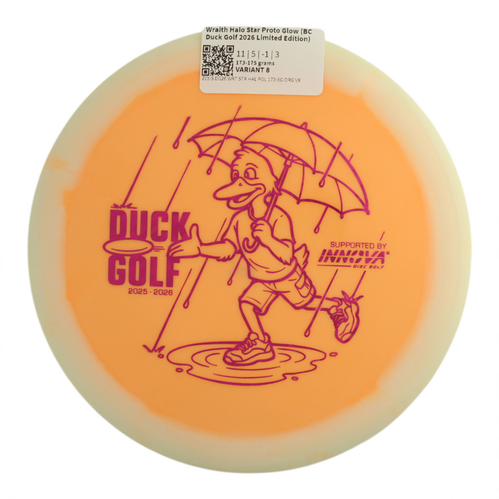 Wraith Halo Star Proto Glow (BC Duck Golf 2026 Limited Edition)